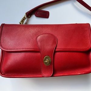 Coach Vintage Double Sided Shoulder Bag Clutch NYC